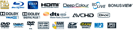 panasonic-dmp-bd50-logos Panasonic DMP BD 50 logos